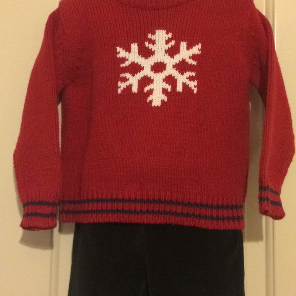 Girls 4T Gumballs Snowflake Sweater
